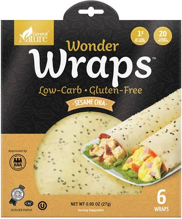 Wonder Wraps- Sesame Chia Flavor