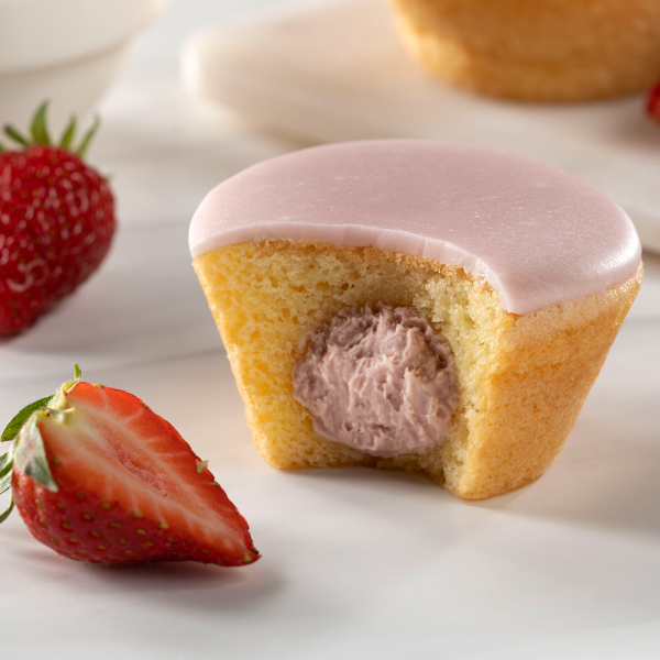 Katz Gluten Free Strawberry Heavenly Crème Filled Cupcakes