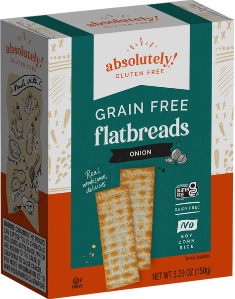 Absolutely Gluten Free "GRAIN FREE" Everything Flatbreads