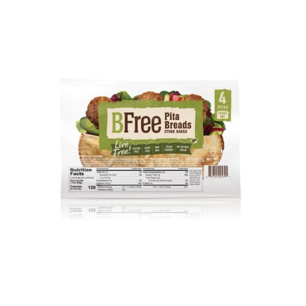 BFree Gluten Free Stone Baked Pita Breads