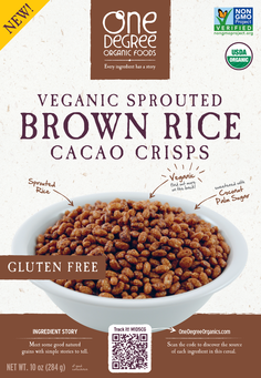 One Degree Organic Foods SPROUTED brown Rice Crisps